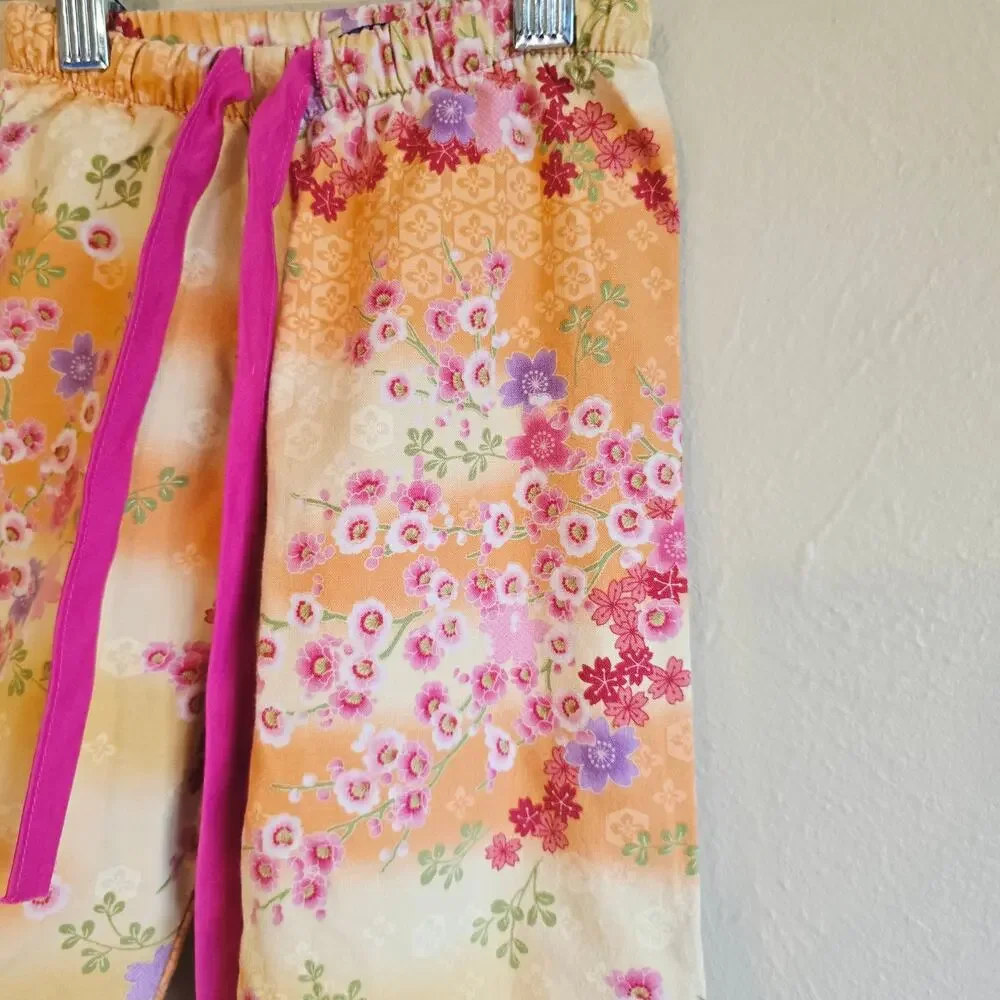 Paulina Quintana floral japanese cherry pants size 2T